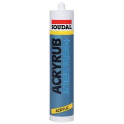 Mastic acrylique acryrub extérieur facade SOUDAL