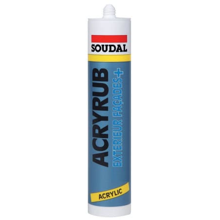 Mastic acrylique acryrub extérieur facade SOUDAL