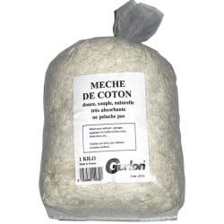 Mèche coton à vernir