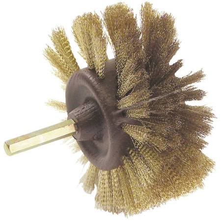Brosse rotative acier laitonne