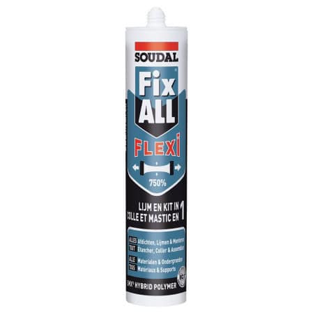 Mastic-colle fix all classic SOUDAL blanc 105029