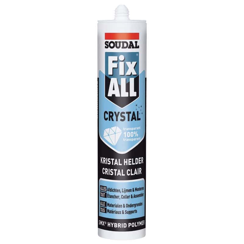 Mastic-colle fix all cristal SOUDAL