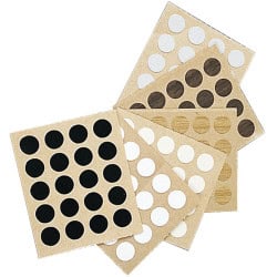 Cache vis adhésif PVC