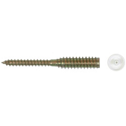 Vis top roc pvc profil renforcé sur maçonnerie