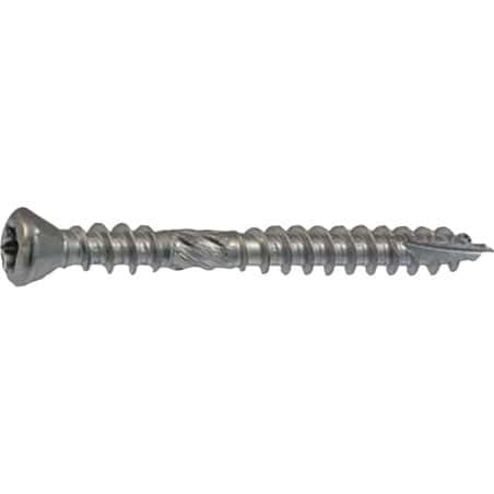 Vis bois dur tête fraisée bombée empreinte 6 lobes inox AISI 410
