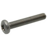 Vis métaux tête cylindrique large empreinte pozidriv inox A2