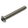 Vis métaux tête bombée hexagonale creusé inox A2