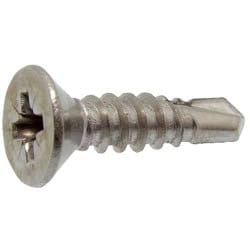 Vis autoperceuse tête fraisée empreinte pozidriv inox A2