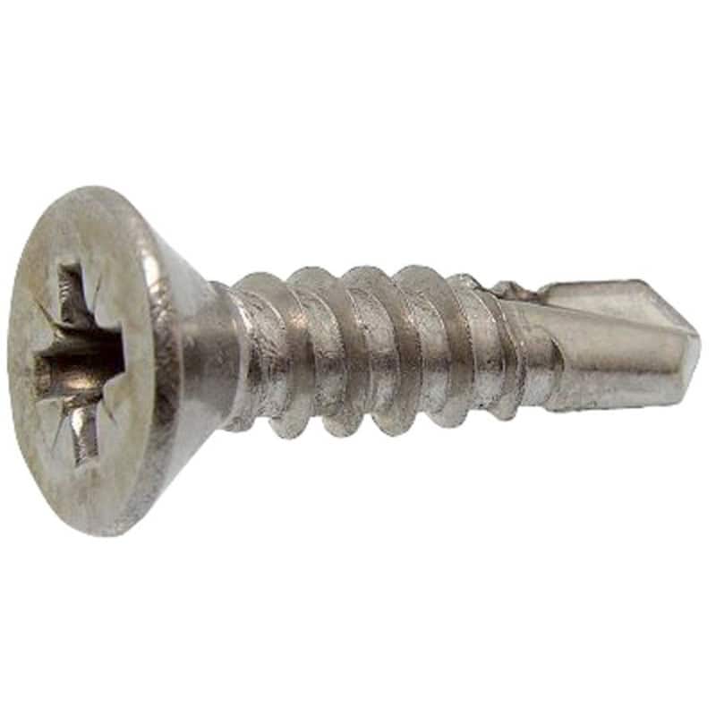 Vis autoperceuse tête fraisée empreinte pozidriv inox A2