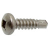 Vis autoperceuse tête cylindrique empreinte carrée inox A2