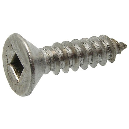 Vis - Ø 4.8 mm - tôle tête fraisée empreinte carrée inox A2