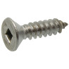 Vis - Ø 4.8 mm - tôle tête fraisée empreinte carrée inox A2