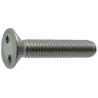 Vis métaux tête fraisée snake eyes" inox A2"