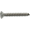 Vis tôle tête fraisée snake eyes" inox A2"