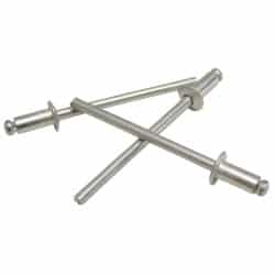 Rivet tout alu tête plate