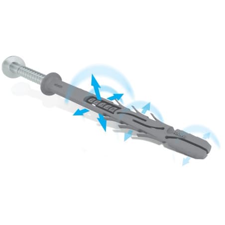 Cheville ff1 tête hexagonale RAWL