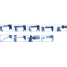 Fixation pour isolant ki 10 avec clou plastique renforcé RAWL