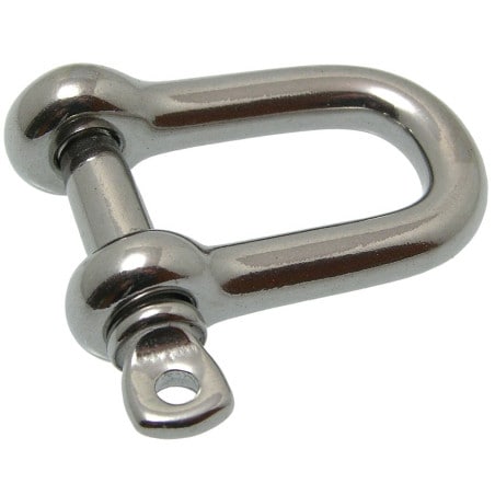 Manille droite forgée inox A4
