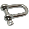 Manille droite forgée inox A4