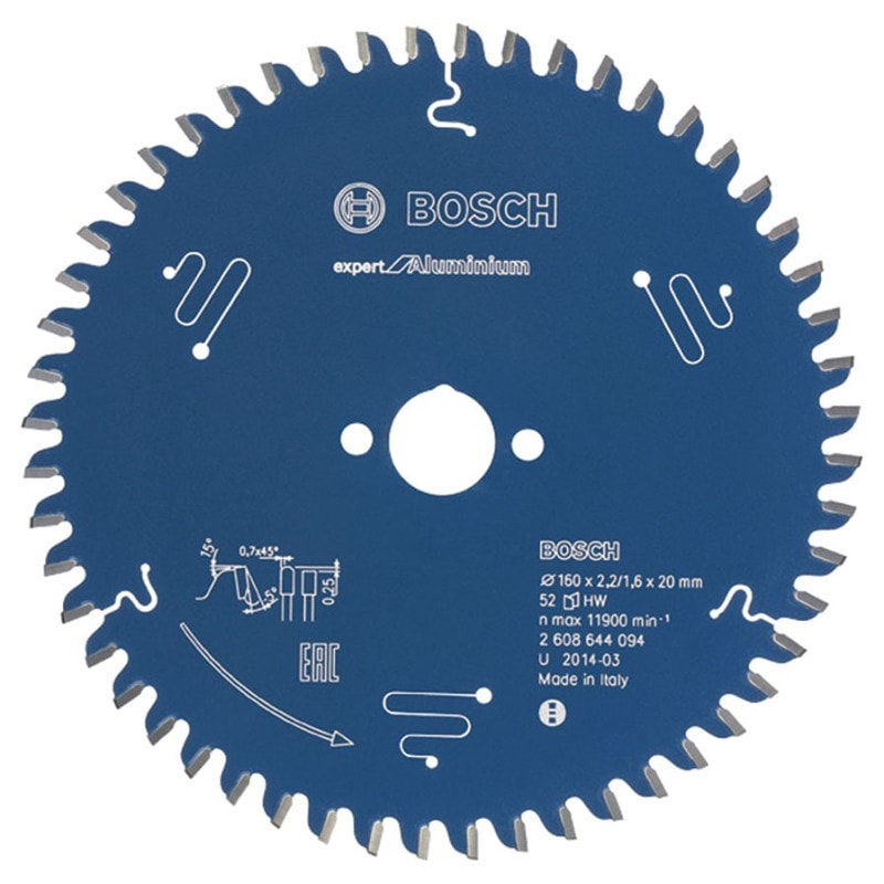 Lame de scie circulaire alu/pvc pour TS 55 
