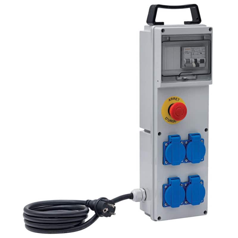 Boîtier de distribution BD 4M/16/AU IP44 BRENNENSTUHL