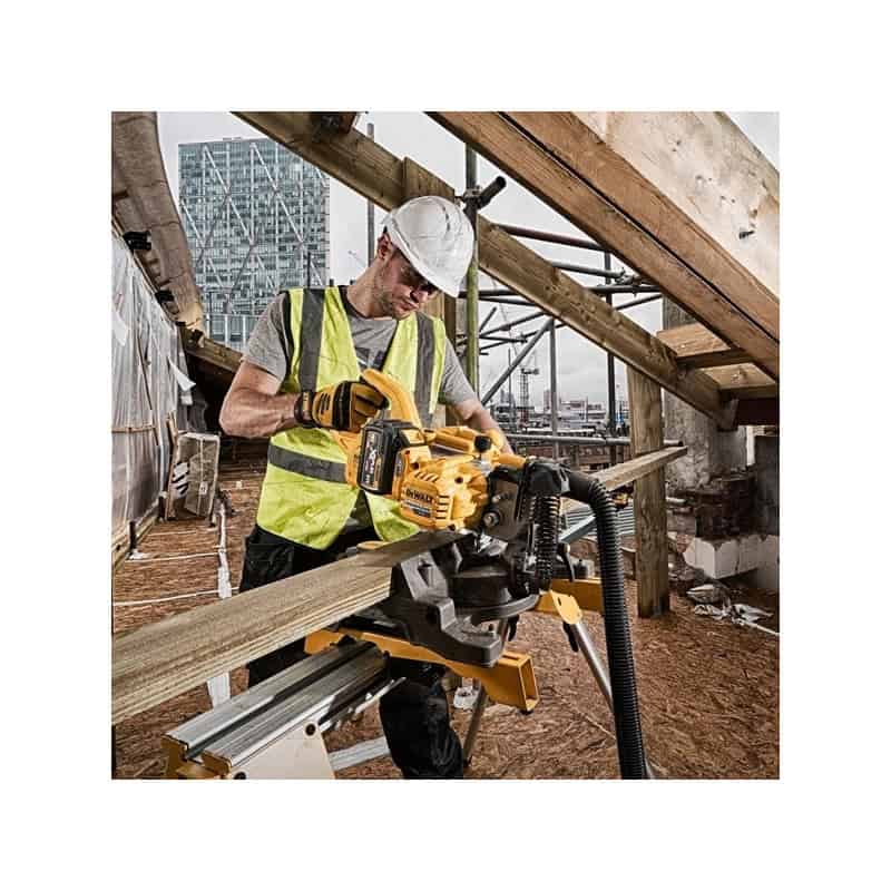 Scie à onglet radiale sans fil 54V DCS777 DEWALT