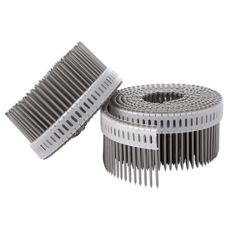 Clou rouleau 0° extérieur bande plastique PASLODE