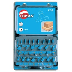 Coffret de 30 mèches carbure ØQ8 mm LEMAN 428 700 30