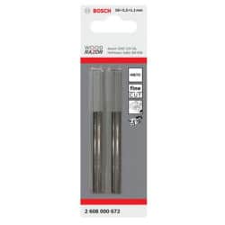Lot de 2 fers pour rabot GHO 12V-20 BOSCH 2608000672