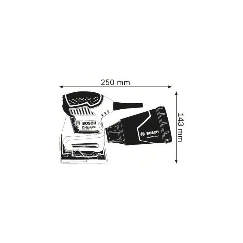 Ponceuse vibrante GSS 140-1A BOSCH