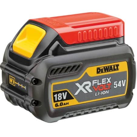 Pack chargeur + 2 batteries 54 V XR FLEXVOLT DEWALT DCB1118T2