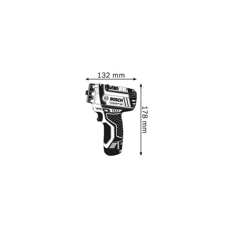 Perceuse visseuse FLEXICLICK GSR 12V-15FC BOSCH 06019F6000