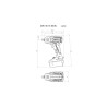 Boulonneuse à choc 18 V 5 AHSSW18LTX400BL METABO