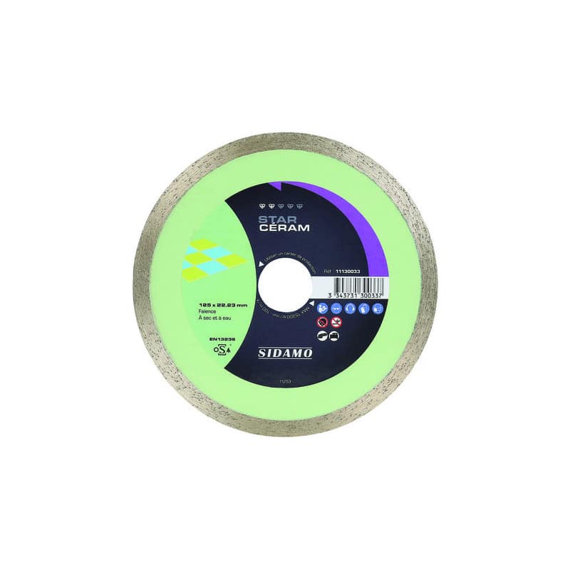 Disque diamant Star Céram SIDAMO