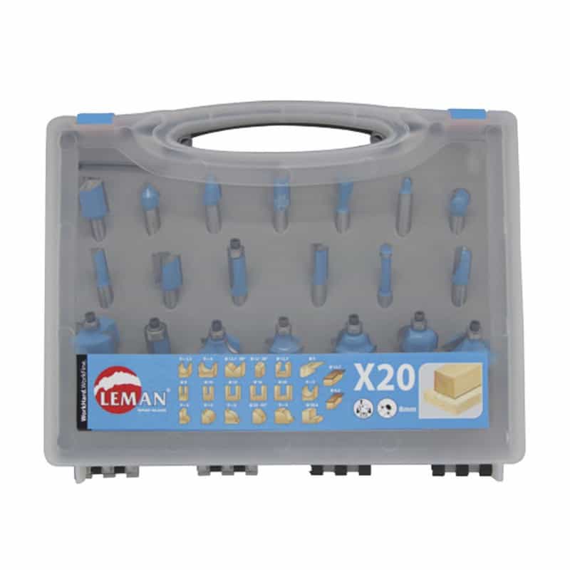 Coffret 20 mèches carbure ØQ8 mm LEMAN 428 700 20