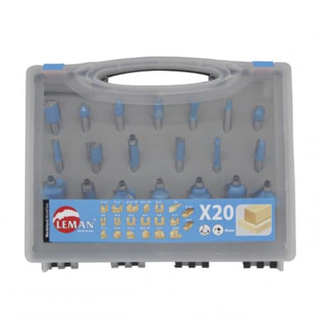Coffret 20 mèches carbure ØQ8 mm LEMAN 428 700 20