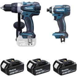 Visseuse + visseuse à choc 18V DLX2015MJX MAKITA