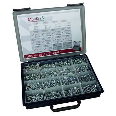 Coffret rivets aveugles aluminium "construction légère" VVG