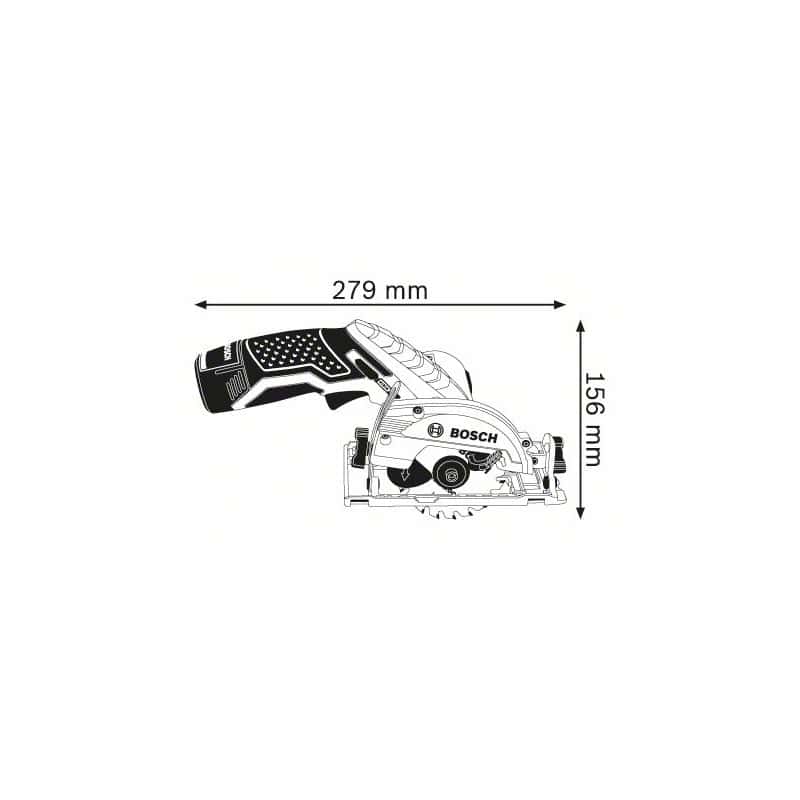 Scie circulaire GKS 10.8 V-LI SOLO BOSCH