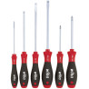 Jeu de 6 tournevis fente/pozidriv WIHA