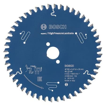 Lame de scie circulaire trespa pour scie plongeante BOSCH 2608644132