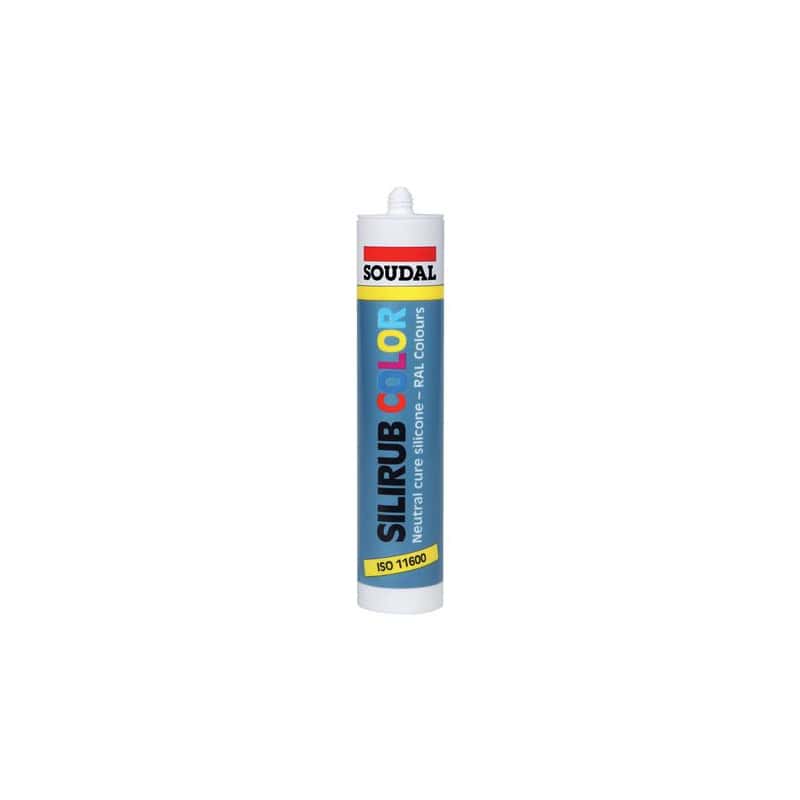 Mastic silicone silirub color SOUDAL