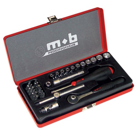 Coffret embouts et douilles 1/4" 29 pièces MOB 983401