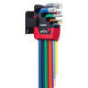 JEU DE 9 CLES MALES FLUORESCENTES ANTI-CHUTE