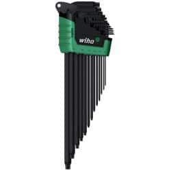 Jeu de 13 cles torx coudees...