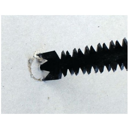 SCIE A GUICHET A DOUBLE DENTURE