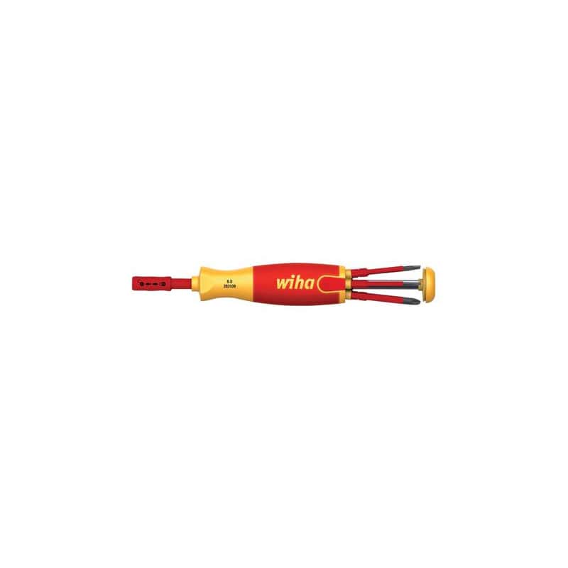 TOURNEVIS PORTE-EMBOUT ISOLE AVEC MAGASIN LIFTUP 6 EMBOUTS