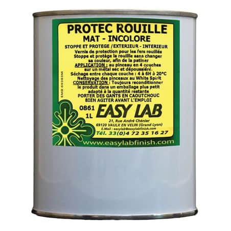 Vernis protecteur metaux mat bidon 1l