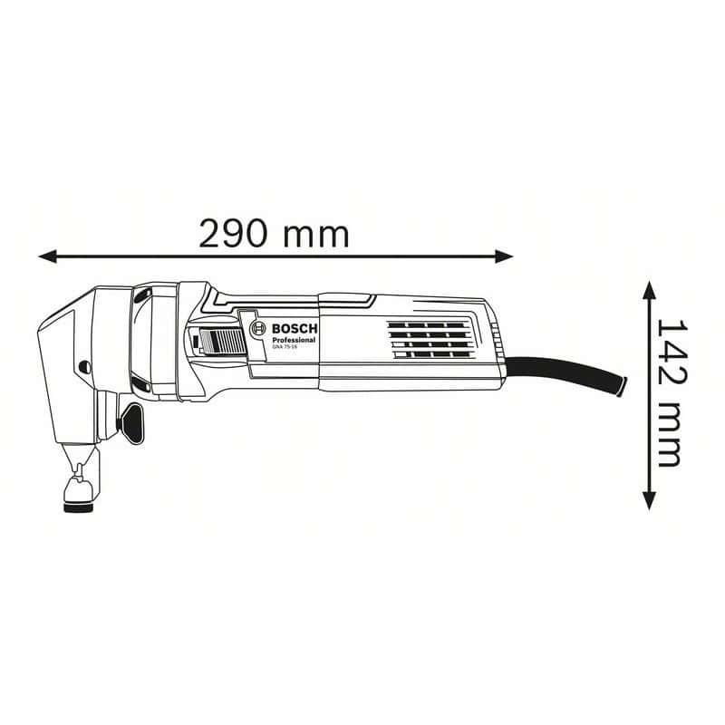 Grignoteuse 750w GNA 75-16  BOSCH