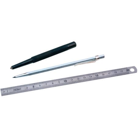 Kit traçage reglet tracette et pointeau MOB